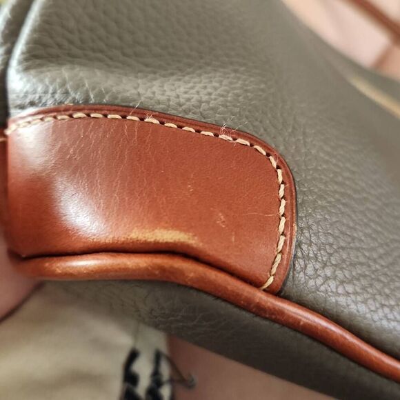 Dooney & Bourke Taupe Pebbled Leather Crossbody - Picture 10 of 10